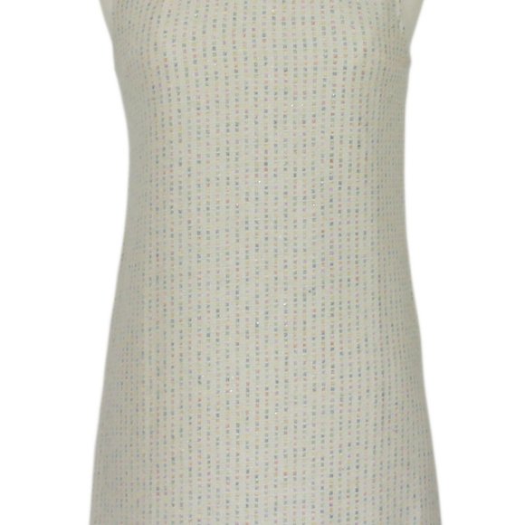 NWT Angeleye Rainbow Boucle Cream Dress - Picture 5 of 7